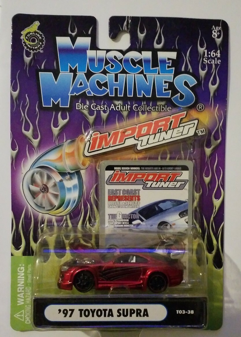 Muscle Machines 1997 Toyota Supra Import Racer 1:64 Scale T03-38