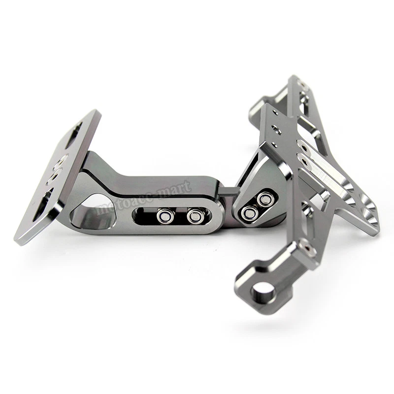 Kit de luces traseras LED con soporte de matrícula CNC para Honda EE. UU. Ducati Yamaha Suzuki Foto 3 de 4