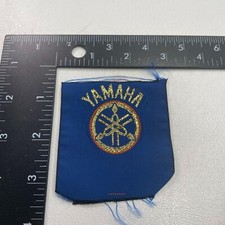 VINTAGE YAMAHA Motorcycle Patch   Or patch ish...no back, thin like label 39SD