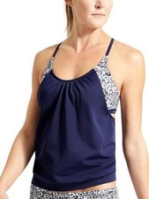 NWT ATHLETA Zimbabwe Blousy Tankini SIZE 34 D/DD 591256 v