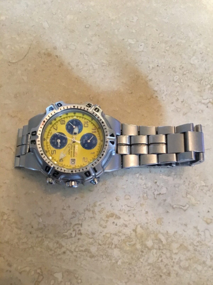 SEIKO イエロー クロノグラフ アラーム 7T32-6K50 ダイバー Yahoo!オークション - 稼動品 SEIKO セイコー 7T32-6K50 黄文字