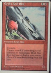 Goblin Rock Sled (199/379) - Fourth Edition - MTG Common