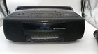 Vintage 1995 SHARP WQ-CH400 Boombox 5-Disc CD Changer + Dual Cassette (Tested)