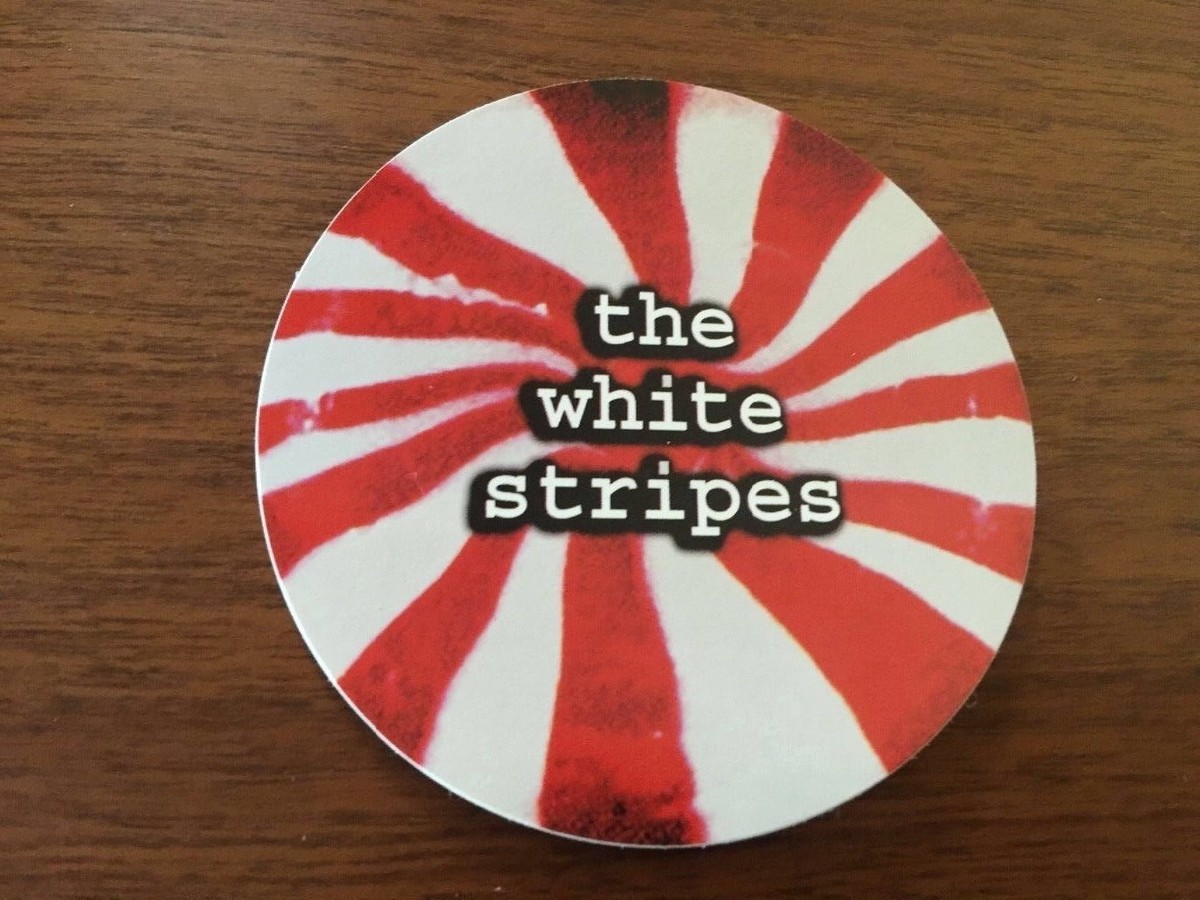 THE WHITE STRIPES Official Lot of 20 Stickers CLASSIC PEPPERMINT