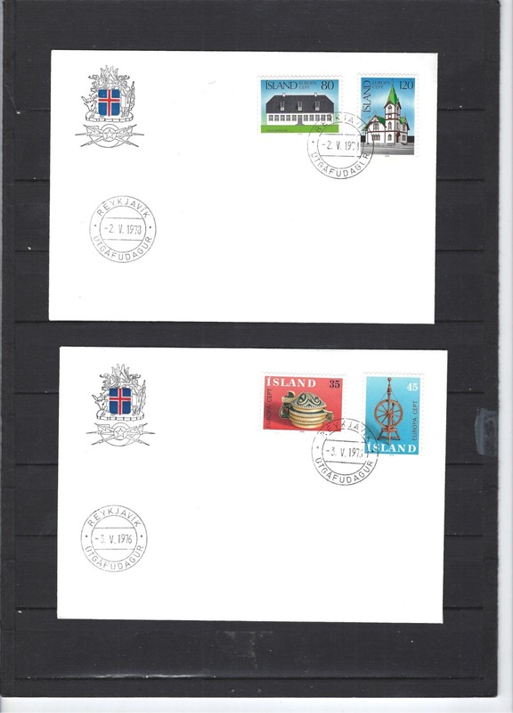 ICELAND-SELECTION- FDC-COVERS--F-VF-CACHETS-LOT OF 28-#ICE20