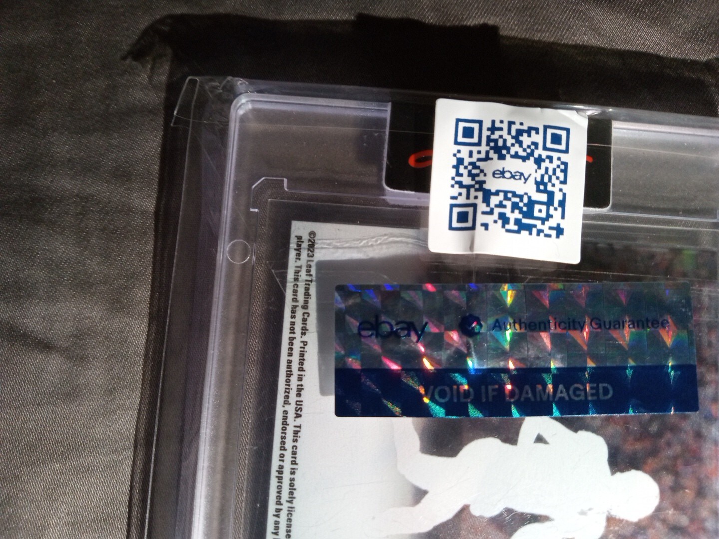 2023 Leaf Pro Set Pure - Action Ink Joe Burrow #AI-JB1 Purple Spectrum ...