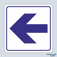 Straight Directional Arrow Door Sign