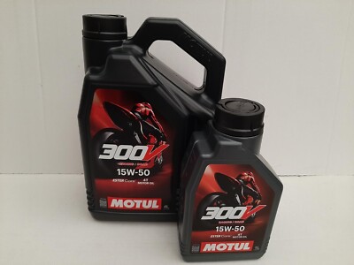 13,28 /l Motul 300V 4T Road Racing 15W-50 5 Ltr Factory Line