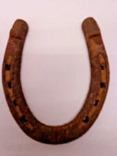 Used Horse Shoe Vintage Worn Rusty Decorative Rustic Western Decor Lucky Welding