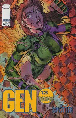 Gen 13 - Mini-Serie Nr. 5 - Splitter (1997) Buchhandels-Ausgabe Zustand 1