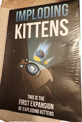 IMPLODING KITTENS-Expansion Pack Of EXPLODING KITTENS-New Sealed-Party Game