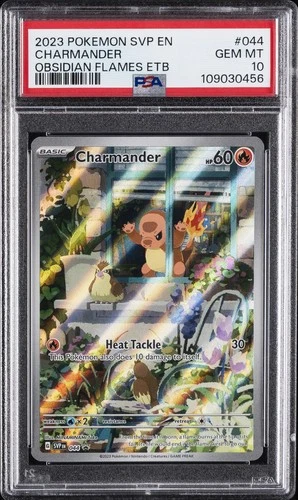 2023 POKEMON SVP EN-SV BLACK STAR PROMO #044 CHARMANDER PSA 10