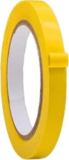 WOD VTC365 Yellow Vinyl Pinstriping Tape, 1/2 inch x 36 yds. for School Gym M...