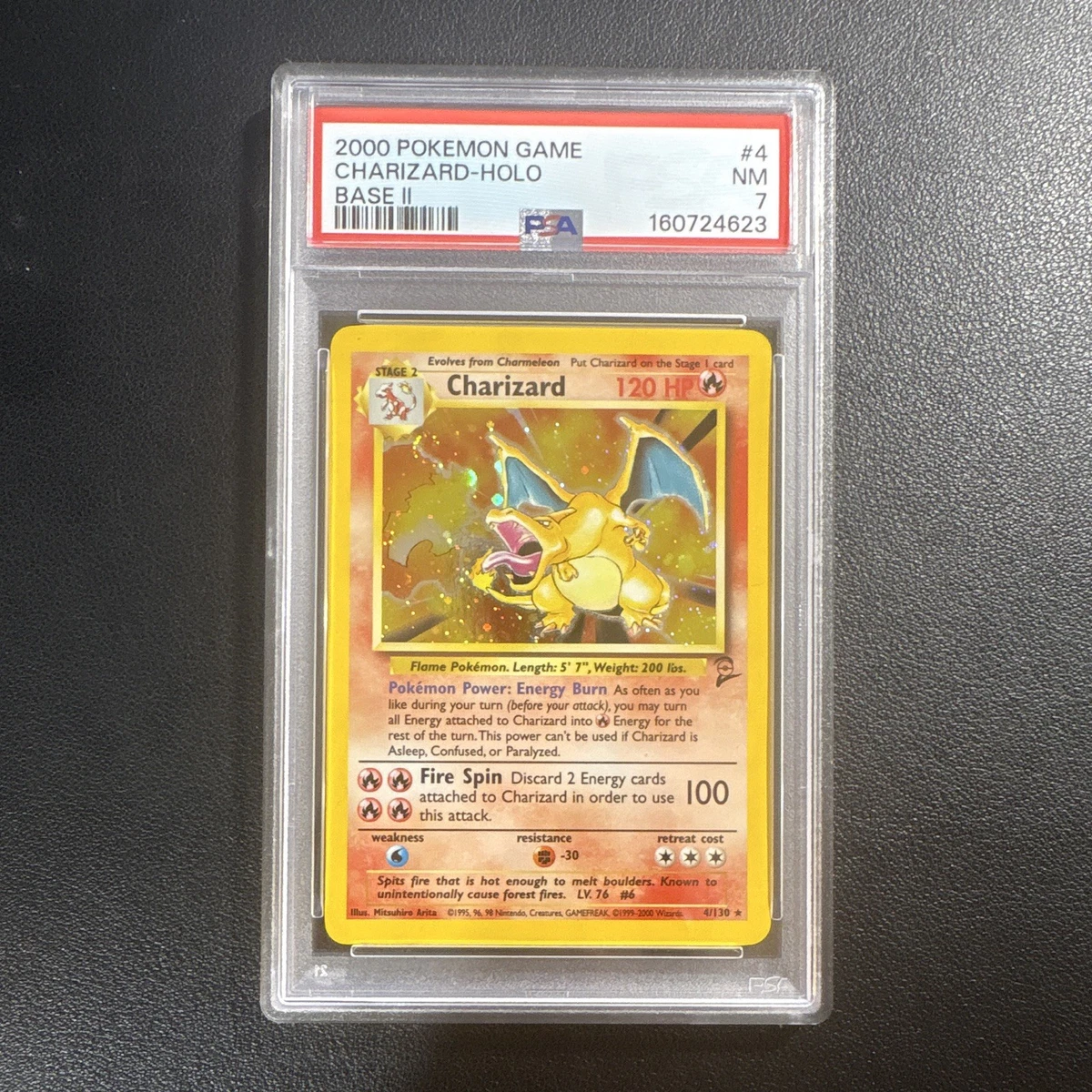 Charizard Pokémon TCG Base Set 2 English Collectible Individual