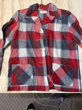 ¿Vintage años 50? Abrigo/camisa Your Kasual Koat 100 % lana para mujer. Etiqueta sin talla.