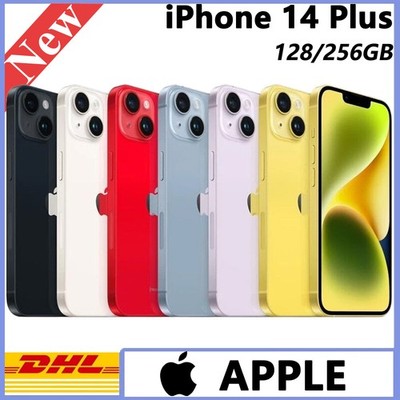Neu Apple iPhone 14 Plus 128/256GB Ohne Simlock Ohne Vertrag Handys Dual SIM