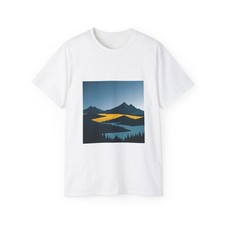 River Forest Naturaleza Montaña Paisaje Agua | Camiseta Gráfica Personalizada