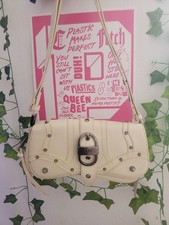 JW PEI Y2k Ivory Studded Buckle Shoulder Bag ...