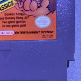 Donkey Kong Classics for Nintendo Entertainment System *NES* Authentic - Tested