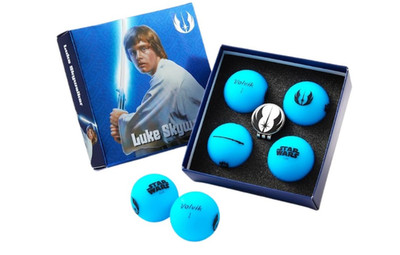 Volvik Vivid Star Wars Disney 3PC Golf Balls 4 Pack + Ball Marker Set