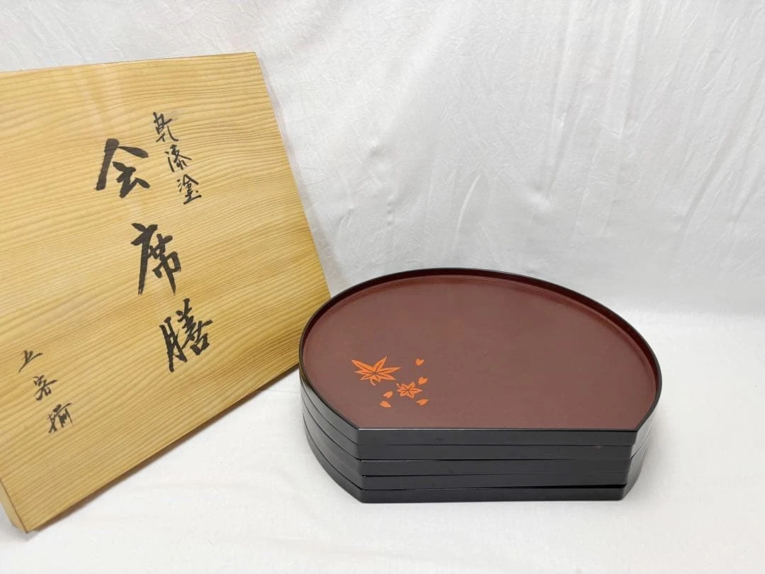 美品1800年前期 チャクリー王朝◇タイ タイルー族 漆器線彫り草花紋様