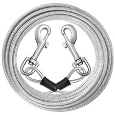 jenico Dog Tie Out Cable: 10ft Dog Leads for Yard Heavy Duty - Reflective Cha...