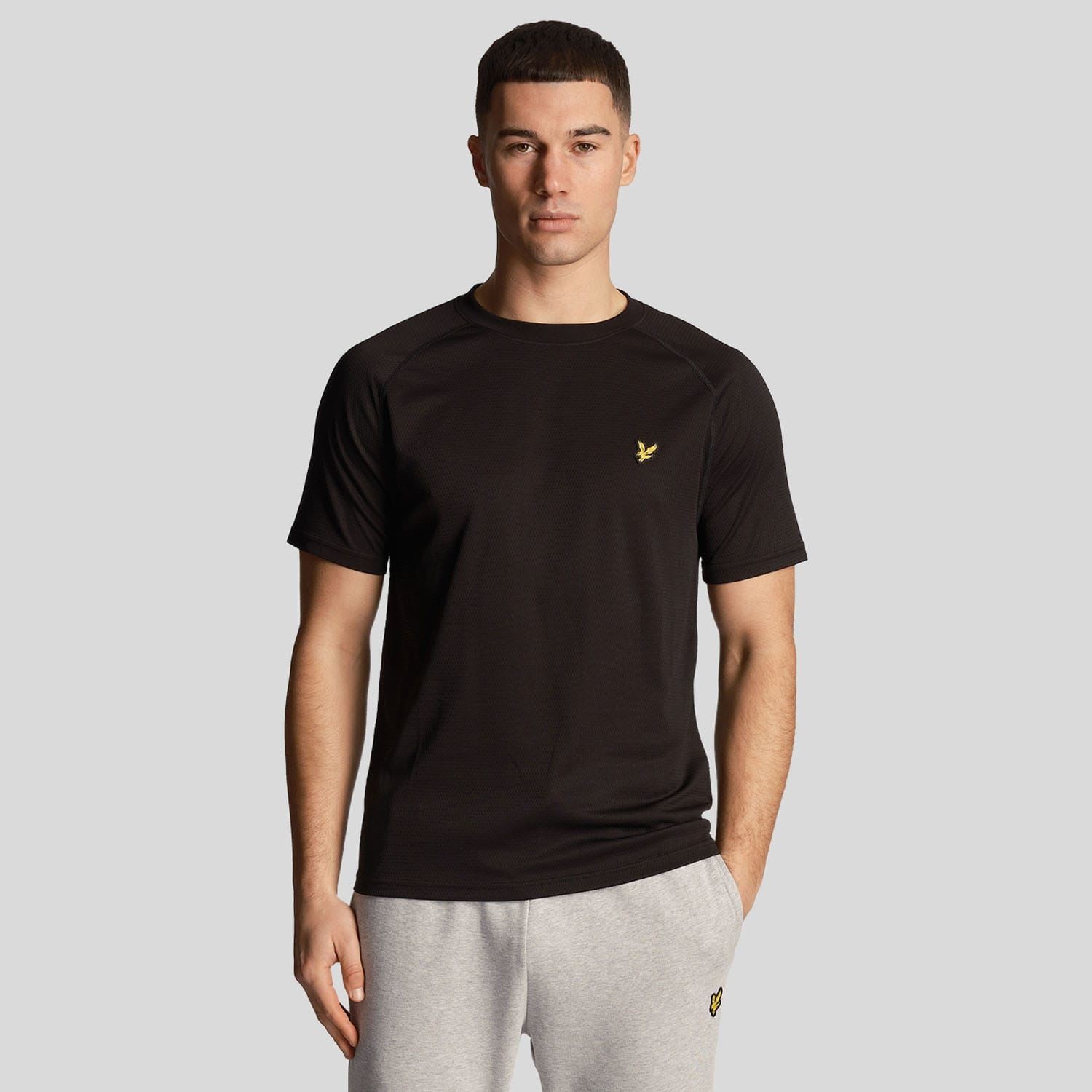 Футболка с регланом Herren Lyle и Scott Core от Schwarz