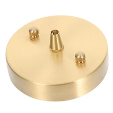  1 Set Round Ceiling Light Base Plate: Copper Ceiling Canopy Lamp Holder - Light