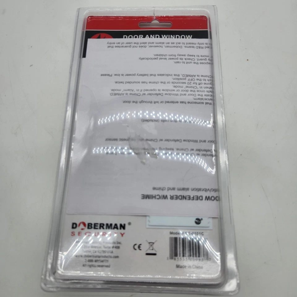 Doberman Security Door & Window Defender w/ Chime Your Personal Watchdog - Image 2 of 3