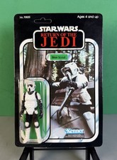 Vintage Kenner Star Wars Biker Scout Figure 77 Back MOC 1 OWNER UNPUNCHED WOW!