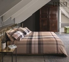 Lenzuola BOSSI Land 7392 tinto filo piazza mezzo - Escluso sotto lenzuolo