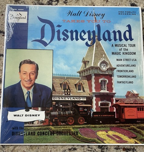 Walt Disney’s Disneyland A Musical Tour LP Vinyl Record Album 33 NEW