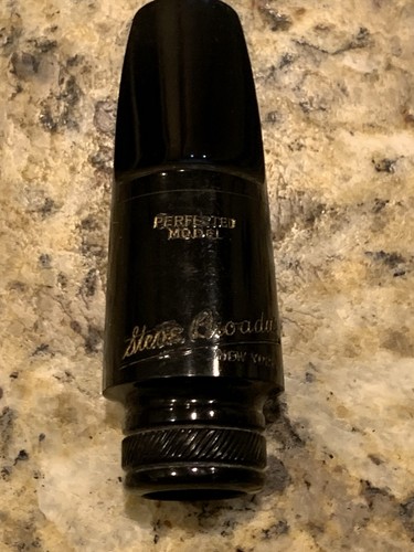 Steve Broadus NY Perfected Model S3 Alto Saxophone Mouthpiece Good Condition