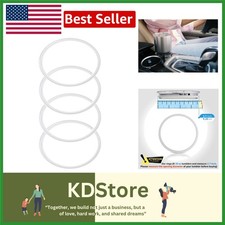 4 Pack 30 oz Replacement Rubber Lid Gasket Seals for Insulated Tumblers 3.7 Inch
