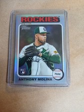 2024 Heritage High Number Anthony Molina  Silver Rc /225