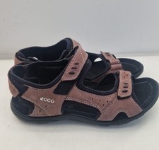 Ecco gr 38 Damen Sandalen Sandaletten Slipper Sehr Gut S91