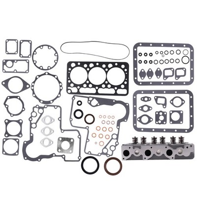 Complete Cylinder Head Full Gasket Kit for Kubota K/B/F Series Excavator Tractor
