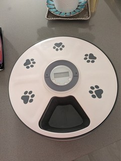 CHINTU Mangiatoia Automatica Temporizzata per Animali Domestici 6 Vassoio Pasti Distributore Cibo per Cani Gatti