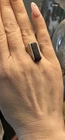 Israel Sterling 925 Silver Deep Blue Lapis Ring Vintage Size 6.5 Modern Style