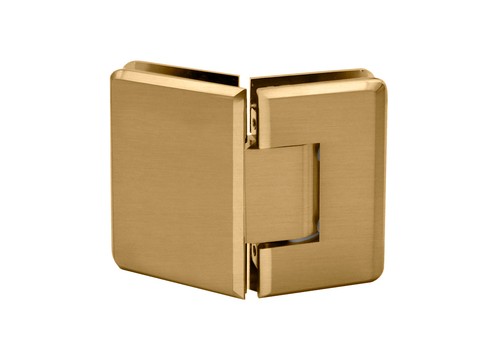 FHC Preston Series 135 Degree Hinge, Brass Material, Satin Brass Finish - Picture 1 of 6