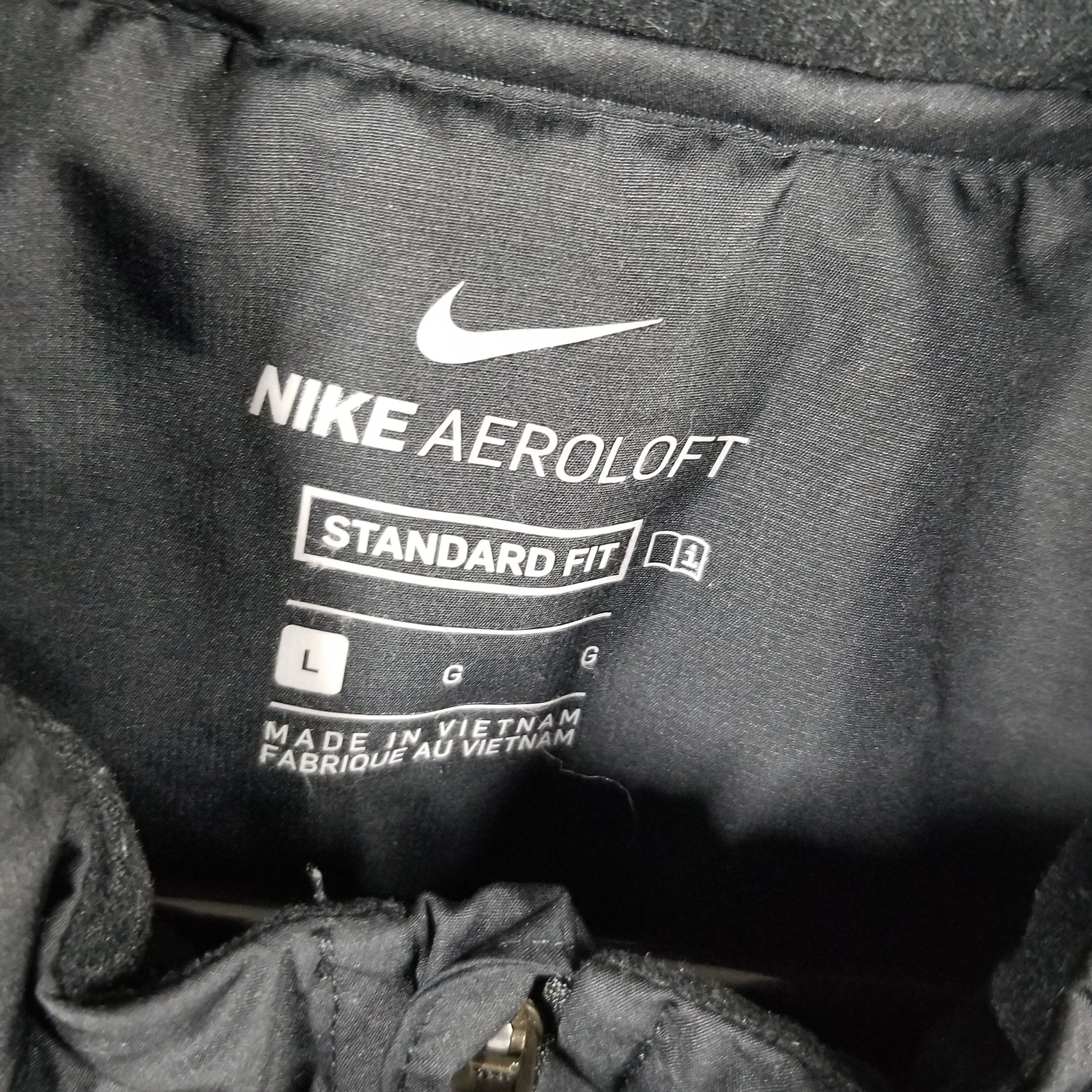 SACAI X NIKE Giubbotto Nike AeroLoft donna grande nero vestibilità standard CK5784 010 piumino running jacket