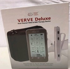 Verve Deluxe TENS &EMS Therapy Device Dual Channel Pain Relief Muscle Stimulator