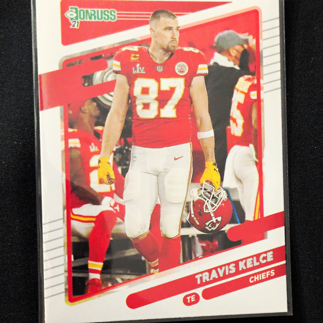 Panini 2021 Donruss Football Aqueous Test Photo Variation #118 Travis Kelce