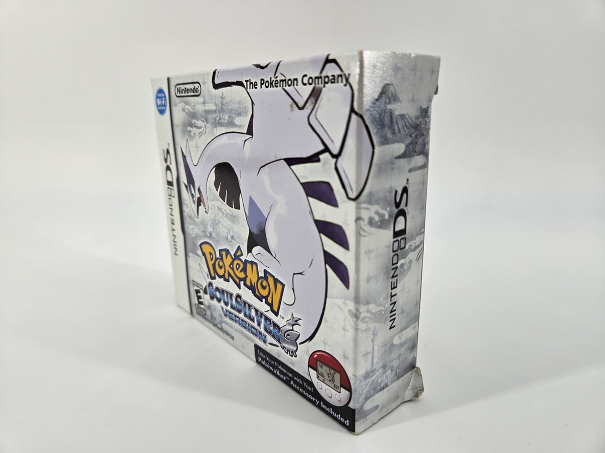 Pokemon SoulSilver Version w/ Pokewalker & Lugia Figure Nintendo
