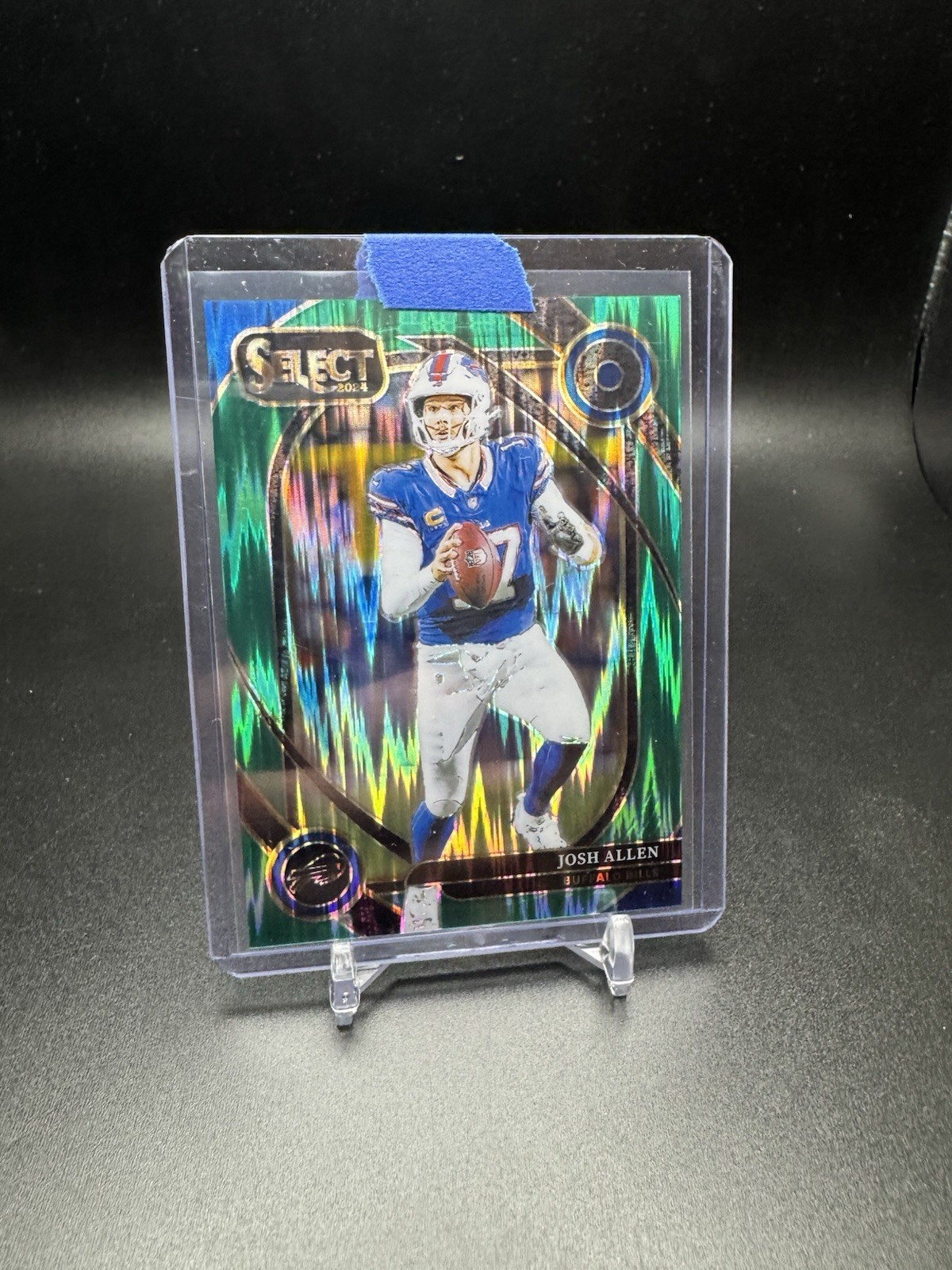 2024 Select Josh Allen Green Prizm Shock 2/5 Bills Club Level