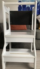 Toddler Learning Tower Kitchen Helper Stand Convertible Table And Chair