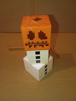 Minecraft Fusion Snow Golem 5'' Action Figure - No Projectiles.