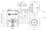Thermostat KÜHlmittel Febi Bilstein 174390