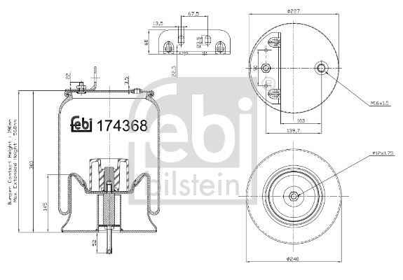 Thermostat KÜHlmittel Febi Bilstein 174390-image