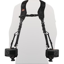 Camera Strap Double Shoulder Camera Strap Harness Quick Release Adjustable Dual